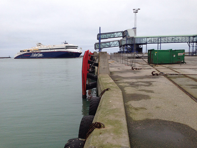 HIRTSHALS HAVN, ETABLERING AF BUNDSIKRING I FÆRGELEJE 1