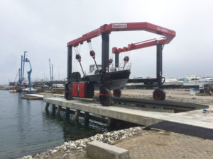 EGÅ MARINA, UDRUSTNINGSKAJ OG TRAVELIFTUNDERSTØTNING