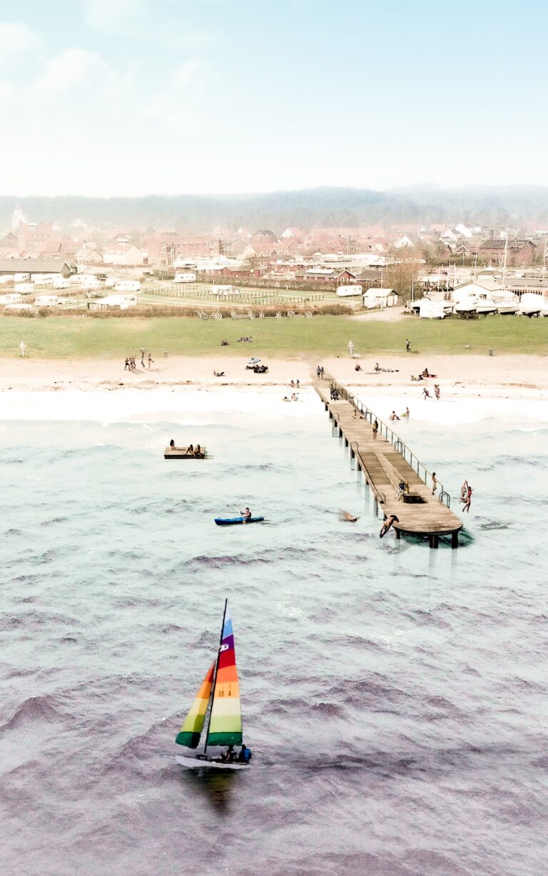 Juelsminde, Ny badebro på Storstranden