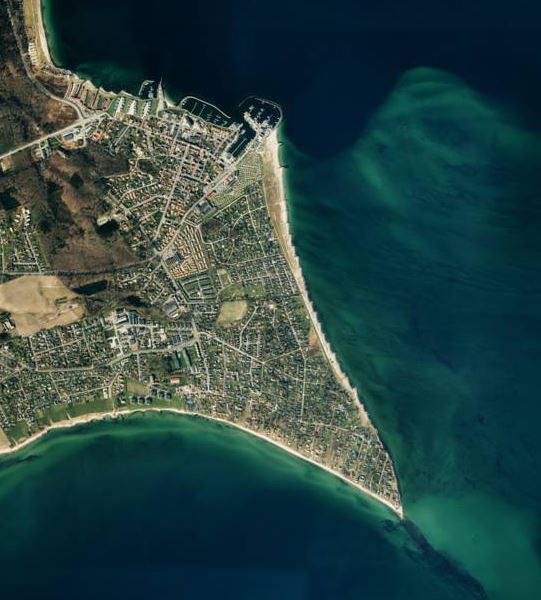 Luftfoto af JUELSMINDE HELHEDSPLAN